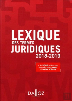 Bertrand.pt - Lexique Des Termes Juridiques 2018-2019 - 26e Ed.