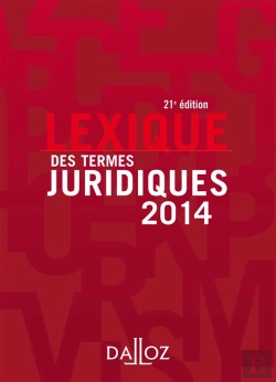 Bertrand.pt - Lexique Des Termes Juridiques (Édition 2014)