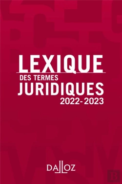 Bertrand.pt - Lexique Des Termes Juridiques (Édition 2022/2023)