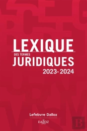 Lexique Des Termes Juridiques (Édition 2023/2024)