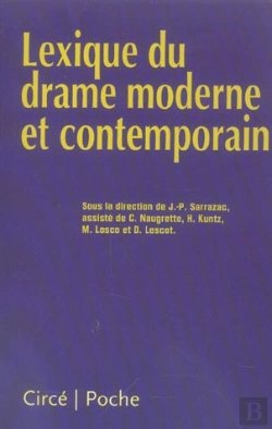 Bertrand.pt - Lexique Du Drame Moderne Et Contemporain