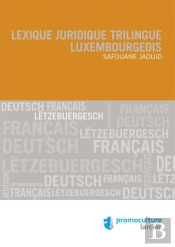 Lexique Juridique Trilingue Luxembourgeois