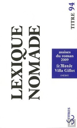 Bertrand.pt - Lexique Nomade ; Assises Du Roman (Édition 2009)