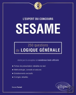 Bertrand.pt - L'Expert Du Concours Sesame ; 250 Questions De Logique Générale