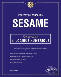 Bertrand.pt - L'Expert Du Concours Sesame ; 500 Questions De Logique Numérique
