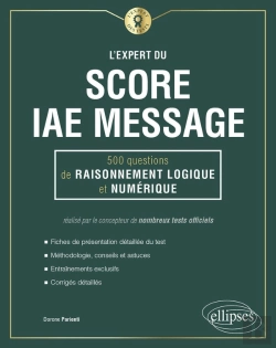 Bertrand.pt - L'Expert Du Score Iae Message ; 300 Questions De Maths