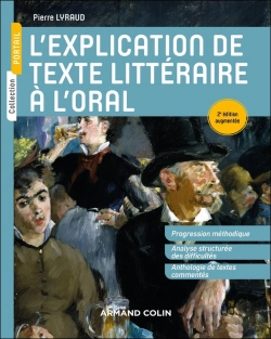 Bertrand.pt - L'Explication De Texte Littéraire À L'Oral (2e Édition)