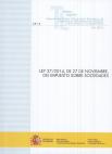 Ley 27/2014, De 27 De Noviembre, Del Impuesto Sobre Sociedades