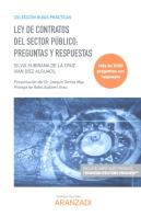 Ley De Contratos Del Sector Público: Preguntas Y Respuestas (Papel + E-Book)