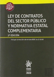 Ley De Contratos Del Sector Público Y Normativa Estatal Complementaria 3ª Edición 2018