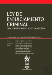 Ley De Enjuiciamiento Criminal Con Jurisprudencia Sistematizada 2ª Edición