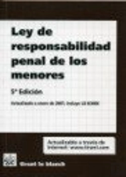 Bertrand.pt - Ley De Responsabilidad Penal De Los Menores 5ª Ed. 2007