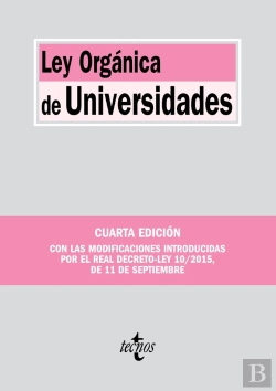 Bertrand.pt - Ley Organica De Universidades  