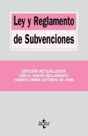 Ley Y Reglamento De Subvenciones