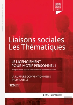 Bertrand.pt - Liaisons Sociales ; Les Thématiques Tome 120 : Le Licenciement Pour Motif Personnel Tome 1 : Pour Quels Motifs ? Quelles Sont Les Limites Au Pouvoir De Licencier ?