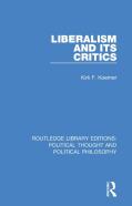 Liberalism And Its Critics
