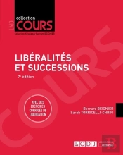 Libéralités Et Successions : Avec Des Exercices Corrigés De Liquidation (7e Édition)