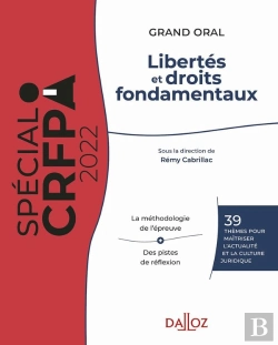 Bertrand.pt - Libertés Et Droits Fondamentaux : 40 Thèmes Pour Maîtriser L'Actualité Et La Culture Juridique (Édition 2022)