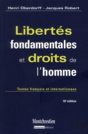 Libertes Fondamentales Et Droits De L'Homme,10eme Edition