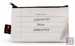 Bertrand.pt - Libraries Save Democracy Pencil Pouch