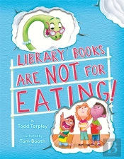 Library Books Are Not For Eating!