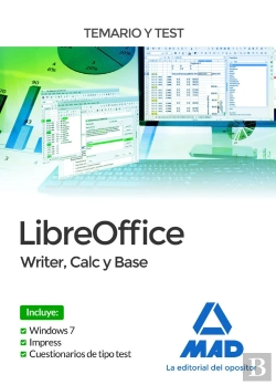 Bertrand.pt - Libreoffice: Writer, Calc Y Base. Temario Y Test