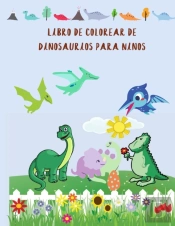Libro De Colorear De Dinosaurios Para Ninos