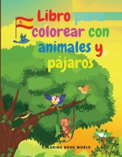 Libro Para Colorear Con Animales Y Pajaros