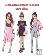 Libro Para Colorear De Moda Para Ninas