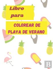Libro Para Colorear De Playa  De Verano