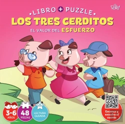 Bertrand.pt - Libro Puzzle - Los Tres Cerditos