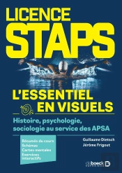 Licence Staps - L'Essentiel En Visuels - Histoire, Psychologie Et Sociologie Au Service Des Apsa : Résumés Du Cours, Schémas, Cartes Mentales Et Exercices Interactifs