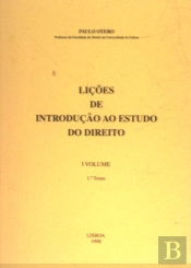 Lições de Introdução ao Estudo do Direito - I Volume 1º Tomo