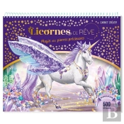 Licornes De Rêve : Magie Des Pierres Précieuses : Carnet Créatif