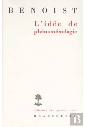 L'Idee De Phenomenologie