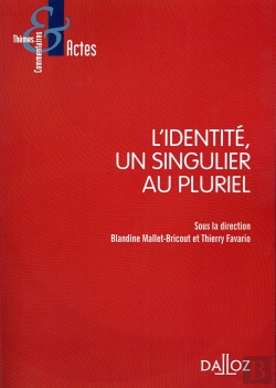 Bertrand.pt - L'Identité, Un Singulier Au Pluriel