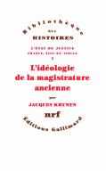L'Idéologie De La Magistrature Ancienne