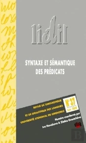 Lidil, T.37 ; Syntaxe Et Sémantique Des Prédicats