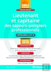 Lieutenant Et Capitaine Des Sapeurs-Pompiers Professionnels