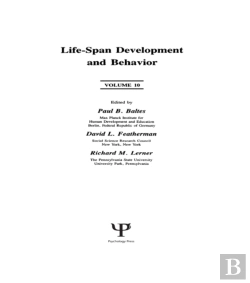Bertrand.pt - Life-Span Development And Behavior
