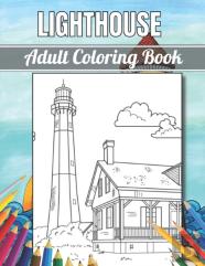 Lighthouse Adult Coloring Book