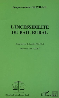 Bertrand.pt - L'Incessibilite Du Bail Rural