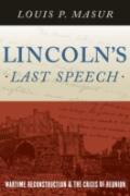 Lincoln'S Last Speech