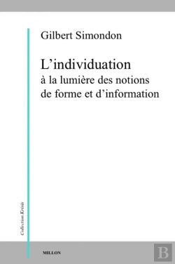 Bertrand.pt - L'Individuation À La Lumière Des Notions De Forme Et D'Information