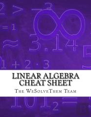 Linear Algebra Cheat Sheet