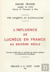 L'Influence De Lucrèce En France Au Xvi° Siècle