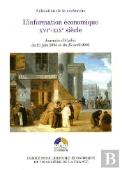 L'Information Économique Xvie-Xixe Siècle