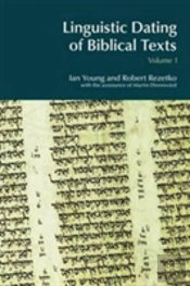 Linguistic Dating Of Biblical Texts