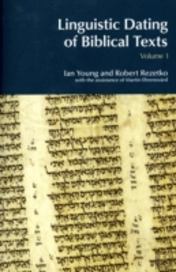 Bertrand.pt - Linguistic Dating Of Biblical Texts: Vol 1