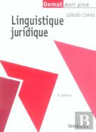 Linguistique Juridique - 3eme Edition (3e Édition)